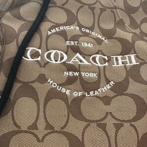 Coach embroidered hoodie